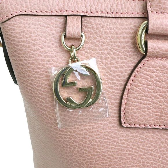 Gucci Interlocking GG Diagonal Shoulder Tote Bag Pink - Picture 11 of 12